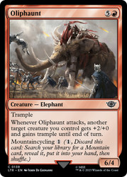 Oliphaunt\nThe Lord of the Rings\nSingle\nMagic The Gathering