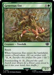 Generous Ent\nThe Lord of the Rings\nSingle\nMagic The Gathering