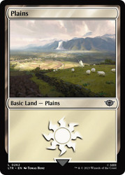 Plains (#262)\nThe Lord of the Rings\nSingle\nMagic The Gathering