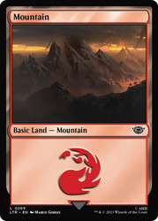 Mountain (#269)\nThe Lord of the Rings\nSingle\nMagic The Gathering