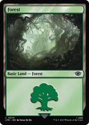 Forest (#270)\nThe Lord of the Rings\nSingle\nMagic The Gathering