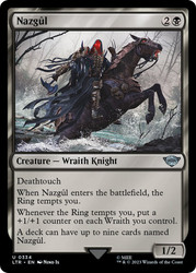 Nazgul (#334)\nThe Lord of the Rings\nSingle\nMagic The Gathering