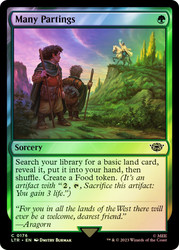 Many Partings\nThe Lord of the Rings\nSingle\nMagic The Gathering