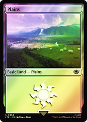 Plains (#262)\nThe Lord of the Rings\nSingle\nMagic The Gathering
