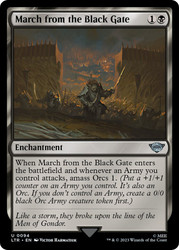 March from the Black Gate\nThe Lord of the Rings\nSingle\nMagic The Gathering