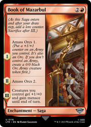 Book of Mazarbul\nThe Lord of the Rings\nSingle\nMagic The Gathering