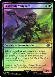 Easterling Vanguard\nThe Lord of the Rings\nSingle\nMagic The Gathering