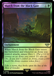 March from the Black Gate\nThe Lord of the Rings\nSingle\nMagic The Gathering