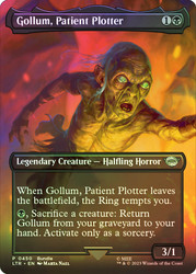 Gollum, Patient Plotter (Bundle) (Borderless)\nThe Lord of the Rings - Variants\nSingle\nMagic The Gathering