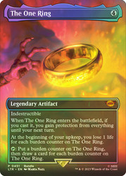 The One Ring (Bundle) (Borderless)\nThe Lord of the Rings - Variants\nSingle\nMagic The Gathering