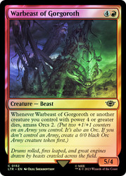Warbeast of Gorgoroth\nThe Lord of the Rings\nSingle\nMagic The Gathering