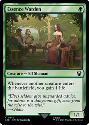 Essence Warden\nThe Lord of the Rings Commander\nSingle\nMagic The Gathering