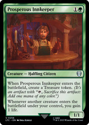 Prosperous Innkeeper\nThe Lord of the Rings Commander\nSingle\nMagic The Gathering