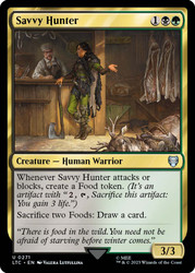 Savvy Hunter\nThe Lord of the Rings Commander\nSingle\nMagic The Gathering