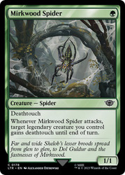 Mirkwood Spider\nThe Lord of the Rings\nSingle\nMagic The Gathering