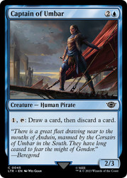 Captain of Umbar\nThe Lord of the Rings\nSingle\nMagic The Gathering