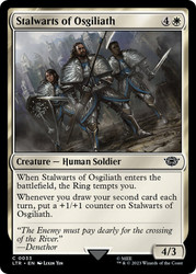 Stalwarts of Osgiliath\nThe Lord of the Rings\nSingle\nMagic The Gathering