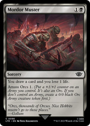 Mordor Muster\nThe Lord of the Rings\nSingle\nMagic The Gathering
