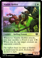 Nimble Hobbit\nThe Lord of the Rings\nSingle\nMagic The Gathering