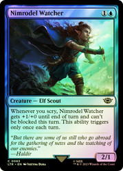 Nimrodel Watcher\nThe Lord of the Rings\nSingle\nMagic The Gathering