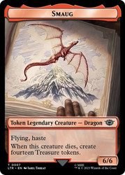 {Smaug Token}\nThe Lord of the Rings\nSingle\nMagic The Gathering