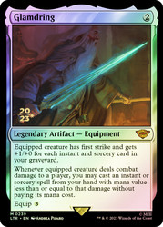 Glamdring (Prerelease) (The Lord of the Rings)\nPromo: Date Stamped\nSingle\nMagic The Gathering