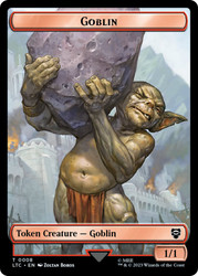 {Goblin Token} // {Wraith Token}\nThe Lord of the Rings Commander\nSingle\nMagic The Gathering
