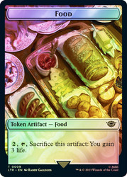 {Food Token} (#009) // {Smaug Token}\nThe Lord of the Rings\nSingle\nMagic The Gathering