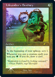 Lifecrafter's Bestiary (Commander Party) (Retro Frame)\nPromo: General\nSingle\nMagic The Gathering