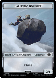{Ballistic Boulder Token} // {Food Token} (#010)\nThe Lord of the Rings\nSingle\nMagic The Gathering