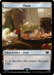 {Food Token} (#010) // {Orc Army Token} (#005)\nThe Lord of the Rings\nSingle\nMagic The Gathering