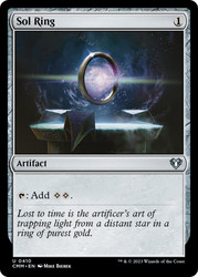 Sol Ring\nCommander Masters\nSingle\nMagic The Gathering