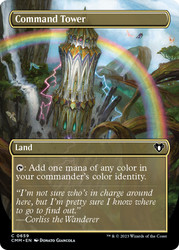 Command Tower (Borderless)\nCommander Masters - Variants\nSingle\nMagic The Gathering