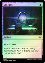 Sol Ring\nCommander Masters\nSingle\nMagic The Gathering