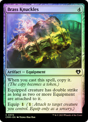 Brass Knuckles\nCommander Masters\nSingle\nMagic The Gathering