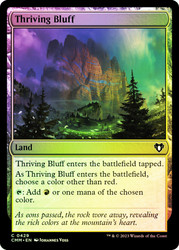 Thriving Bluff\nCommander Masters\nSingle\nMagic The Gathering