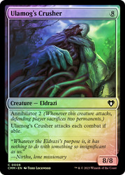 Ulamog's Crusher\nCommander Masters\nSingle\nMagic The Gathering