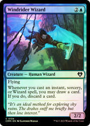Windrider Wizard\nCommander Masters\nSingle\nMagic The Gathering