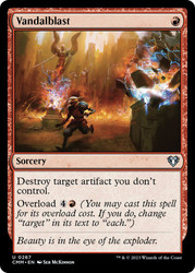 Vandalblast\nCommander Masters\nSingle\nMagic The Gathering