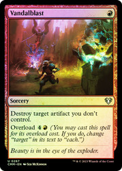 Vandalblast\nCommander Masters\nSingle\nMagic The Gathering
