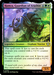 Hamza, Guardian of Arashin\nCommander Masters\nSingle\nMagic The Gathering
