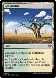 Grasslands\nCommander Masters\nSingle\nMagic The Gathering
