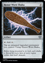 Honor-Worn Shaku\nCommander Masters\nSingle\nMagic The Gathering