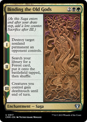 Binding the Old Gods\nCommander Masters\nSingle\nMagic The Gathering