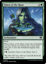 Omen of the Hunt\nCommander Masters\nSingle\nMagic The Gathering