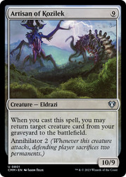 Artisan of Kozilek\nCommander Masters\nSingle\nMagic The Gathering