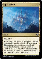 Opal Palace\nCommander Masters\nSingle\nMagic The Gathering