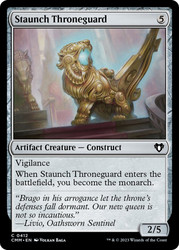Staunch Throneguard\nCommander Masters\nSingle\nMagic The Gathering