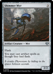 Shimmer Myr\nCommander Masters\nSingle\nMagic The Gathering