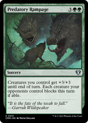 Predatory Rampage\nCommander Masters\nSingle\nMagic The Gathering